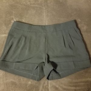 Express Dressy Cuffed Black Shorts